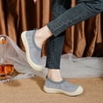 thumbnail image 7 of Narveanno Women's Barefoot Shoes Walking Shoe Zero Drop Sole Soft Yoga Work Lightweight Home Non Slip Sneakers Barefoot for Women Gray 9, 7 of 7