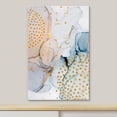 thumbnail image 5 of Impression sur Toile Art Mural Géométrique Aquarelle Collage de Points Formes Abstraites Illustrations Art Moderne Décoratif Minimalisme Relax/Zen Coloré Bohème Chic pour Salon, Chambre, Bureau - 12"x18 Pouces, 5 of 5