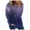Blue, variant on Jsaierl Crewneck Sweatshirts Women Loose Fit Casual Gradient Print Sweatshirt Top Long Sleeve Lightweight Fall Clothes Sweatshirts
