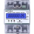thumbnail image 1 of Medidor eléctrico digital de 5-80 A, consumo de energía: 220/380 V, CA, trifásico, 4 cables, KWh, LCD, medidor intermedio para sistemas., 1 of 5