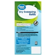 Great Value Dry Sweeping Cloth Refills, 52 Count