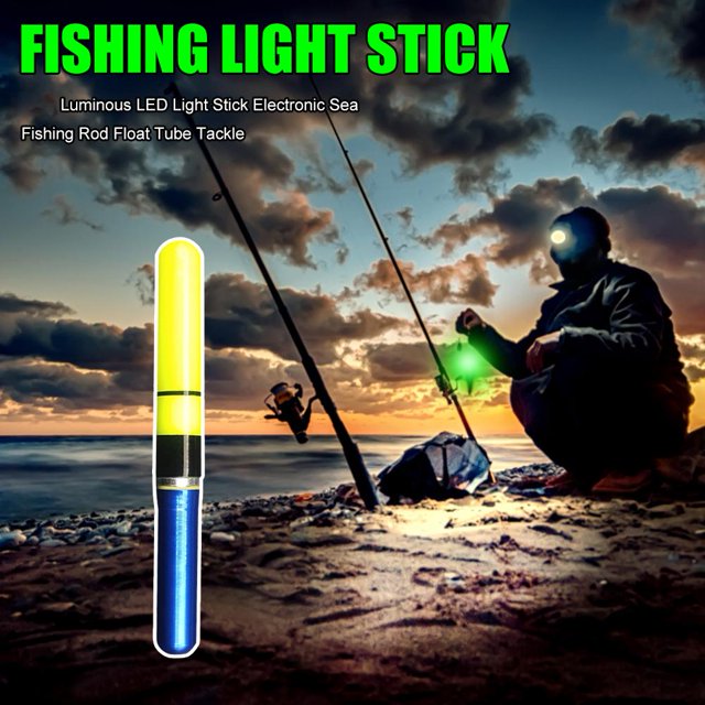 Palo De Luz De Pesca Caña de pescar electrónica luminosa portátil, palo de luz LED, aparejos de pesca flotantes