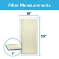 thumbnail image 4 of Filtrete Clean Living Basic Dust Filter, MPR 300, 16 x 25 x 1-Inches, 6-Pack, 4 of 6