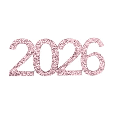 Bisitoy Confetti Gold Glitter 100 Pieces Class of 2026, 2026 Confetti for Graduation Party Decorations and New Years Eve Party Supplies
