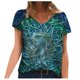 thumbnail image 1 of Gibobby Playera de Manga Corta Casual Suave Camisa mujer manga corta casual con estilo top camisas(Azul,XL), 1 of 3