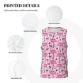 thumbnail image 3 of Pofeuu Cute Watermelon Flamingo Print Basketball Jersey, Shirts for Men Youth Basketball Jersey Crew Neck-XX-Large, 3 of 6