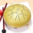 thumbnail image 5 of Naturesteeldrumkittonguedrum6inch8tunesteelhandpandrumtannkdrumpercussion, 5 of 5