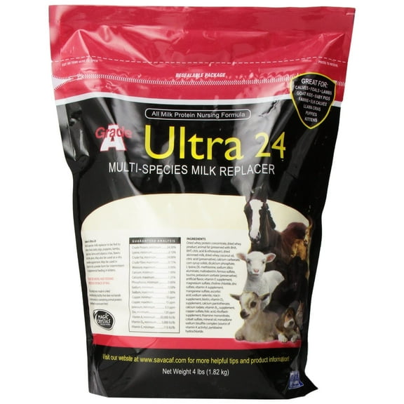 Sav-A-Caf Ultra 24 Multi-Species Milk Replacer for Calves 4 lbs