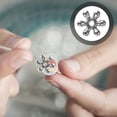 thumbnail image 2 of 200Pcs Snowflake Shaped Jewelry Charms Spacer Beads Jewelry Making Accessories, 2 of 8