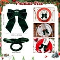 thumbnail image 2 of MODANU 6Pcs Christmas Bow Napkin Rings, Red Velvet Bow Tie Napkin Holder for Thanksgiving, Xmas, Wedding, Birthday Party Dinner Table Decoration, 2 of 7