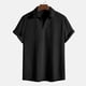 thumbnail image 1 of pstuiky camisetas de manga corta para hombre, Blusa informal de manga corta con cuello en V y color liso para hombre ropa de hombre xxl, 1 of 3