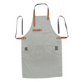 thumbnail image 1 of Delantal para hombres y mujeres, delantal de trabajo de pintura con múltiples bolsillos, para , cocina y cocina gris Salvador Chef Delantal de lona, 1 of 10
