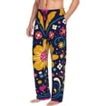 thumbnail image 2 of Fotbe Men'S Cinco De Mayo Floralclassic Pajama Pants With Elastic Waist And Drawstring Pockets，Pajama Pants Mens Lounge Pants Super Soft, 2 of 9