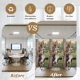thumbnail image 5 of Farmhouse Animals Window Privacy Film, Country Cows Sheeps Roosters Farm Static Cling UV Sun Blocking Heat Control Window Tint Day and Night, Non-Adhesive One Way Windows Privacy Cover 35.4''x78.7'', 5 of 7