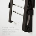 thumbnail image 5 of Seachrome SHAFAR-185155-PWS-S-MB-BK Silhouette 16" Wide Wall Mounted Shower Seat - Black, 5 of 6