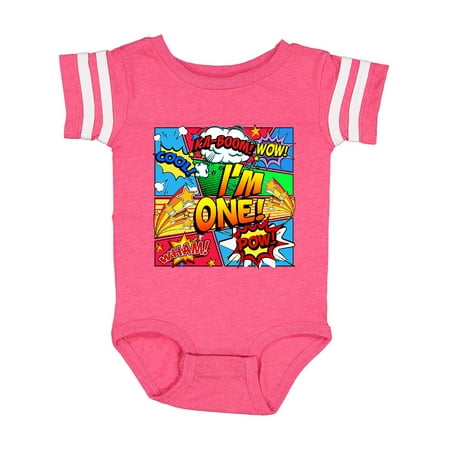 

Inktastic I m One Comic Book Gift Baby Boy or Baby Girl Bodysuit
