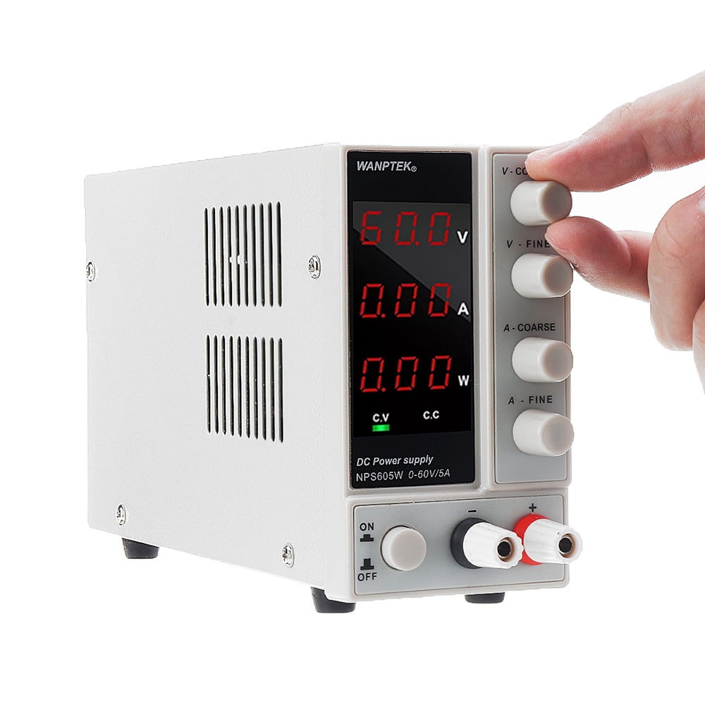 220V Digital Adjustable Switching DC Power Supply 0-60V 0-5A 300W Regulated Lab 