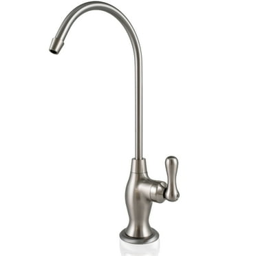 Premier Reverse Osmosis Non Air Gap Brushed Nickel Lead Free Water Filter RO Faucet Water Filtration Faucet for Under Sink Water Filter System Modern Kitchen Bar Sink Drinking Water Faucet