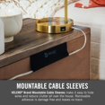 thumbnail image 4 of Funda para cables VELCRO Marca VEL-30797-USA, montable 30 cm, negra, paquete de 2, 4 of 9