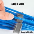 thumbnail image 3 of Peine De Alambre Para 30 Cables De Red, Herramienta De Organización De Gestión De Cables Con Diámetro De Orificio De 0.3 Pulgadas, Herramienta Del Organizador De Alambre Anti, 3 of 7