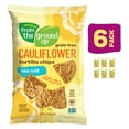 thumbnail image 2 of REAL FOOD FROM THE GROUND UP Cauliflower Tortilla Chips - 6 Count, 4.5 Oz Bags (Sea Salt), 2 of 6