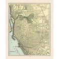 thumbnail image 2 of Cram 15x18 White Modern Wood Framed Museum Art Print Titled - Buffalo  New York - Cram 1892, 2 of 4