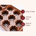 thumbnail image 2 of Moldes antiadherentes de silicona Kitchtic para chocolate, dulces, galletas y mini pasteles - Moldes para dulces fáciles de usar y limpiar - Juego de 6 piezas con diseños únicos, 2 of 5