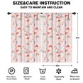 thumbnail image 2 of Unicorn and Mushroom Pink Pattern Insulated Teens Curtains Set Of 2, Bedroom Essentials, Toddler Room Decor 52"x84", 2 of 5