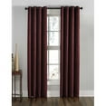 thumbnail image 2 of Curtainworks Lenox Grommet Curtain 50" x 95", Wine, Indoor, Polyester, Single Panel, Adult, 2 of 7