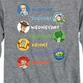 thumbnail image 3 of Toy Story - Days Of The Week - Toddler And Youth Long Sleeve Graphic T-Shirt, 3 of 5