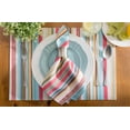 thumbnail image 3 of Contemporary Home Living Summer Striped Rectangular Placemats - 19” - Set of 6, 3 of 3