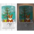 thumbnail image 2 of Caroline's Treasures BB4225CNL Merry Christmas Tree Corgi Ceramic Night Light, 6x4x3", multicolor, 2 of 2