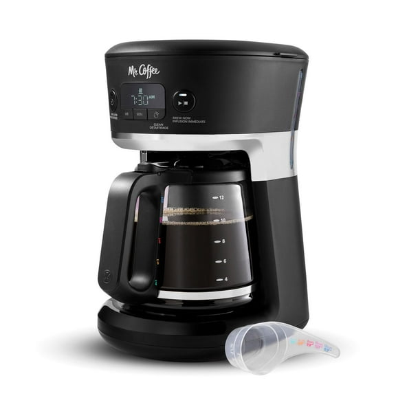 Mr. Coffee - Programmable Coffee Maker, 12 Cup Capacity, Black