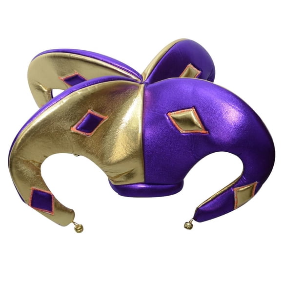 Sombrero de Arlequín REV Dorado con Morado