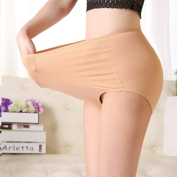 【Ready Stock】High-waist Disposable Panties Plus Size For Women's panty  cotton Briefs Maternity underwear Period underpants 7XL For Women