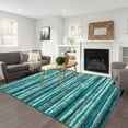thumbnail image 5 of Haperlare Area Rug Boho Rug Washable Area Rug for Bedroom Living Room Neutral Moroccan Bohemian Farmhouse Rug Geometric Floor Carpet, 5' x 7' Green, 5 of 7