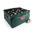 Northlight 3Tray Fabric Lined Christmas Ornament Storage Bag Holds
