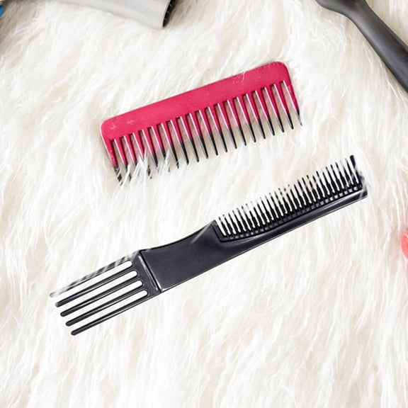 LOLIPPYY 15Pcs Black Hair Combs for Stylist Prevent Hair Damage and
