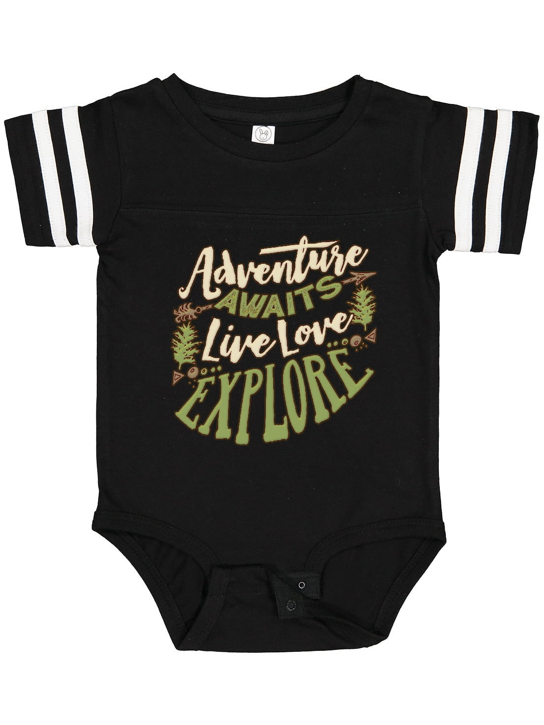 Crawl Walk Camp Adventure Onesie® Baby Shower Gift Hipster Baby Clothes Camping Onesie