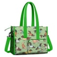 thumbnail image 2 of Teacher Tote Bag,Cute Cartoon Dachshund Teacher Utility Tote Bag,Large Work Tote Bags for Women with Multiple Pockets,Top Zipper Closure,13.8x10.6x6.7 Inch, 2 of 5
