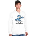 thumbnail image 5 of Mega Man Video Game 8bit Gaming Nerd Unisex Plus Size Zip Hoodie Brisco Brands 3X, 5 of 6