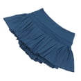 thumbnail image 2 of Falda plisada para niñas, pantalones cortos de moda, falda deportiva elástica para entrenamiento con bolsillos, verde oscuro, talla S, 2 of 14