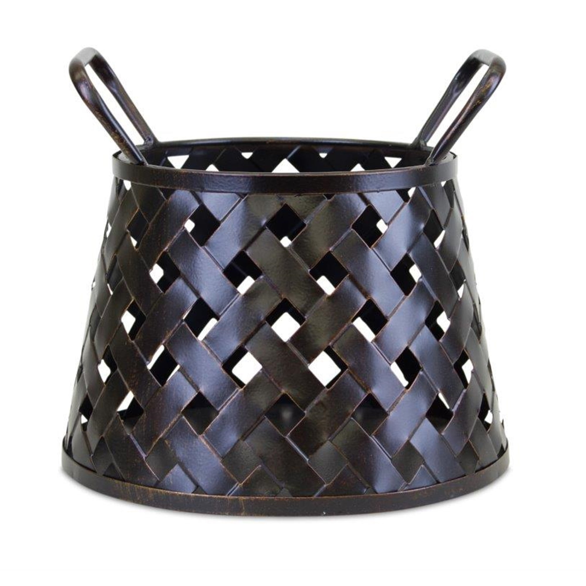 Candle Holder 10"D x 9"H Metal