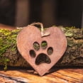 thumbnail image 3 of Rustic Iron Dog Paw Prints Ornament Customized Memorial Dog Cat Decorations for Home Kitchen Bathroom Bedroom, 3 of 8