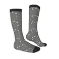 thumbnail image 3 of Balery Airplane Routes Around The World Printed Novelty Socks Men's Women's Crew Socks Sports Socks Knee High Socks Cotton Socks Quirky and Cool Socks, 3 of 9