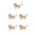 thumbnail image 3 of Guardurnaity Broches Animal Breastpin Aleación Oro Plata Nuevo diseño Moderno Animales Patrón Dye Tech Joyería Chal Accesorios gloden Type2 NO2 Guardurnaity CBP191391, 3 of 4