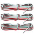 thumbnail image 3 of Rallonge à Bande LED, 3 Pcs 32.8 Pieds Câble d'Extension 3 Broches Basse Tension pour Bande LED, 3 of 8
