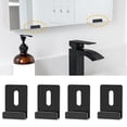thumbnail image 2 of Visland Metal Mirror Clips Wide Channel Mirror Hanger Clip Kit Rustproof Strong Load-bearing Wall Mounting Large Heavy Retainer Clips, 2 of 8