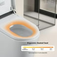 thumbnail image 3 of SmartHome Smart Toilet with Bidet Seat Built-in,Auto Open/Close Seat, Foot Sensor, LED Display,Night Light, Warm Water & Dryer,Revolving lamp,Side Knob With Multiple Controls, 3 of 9