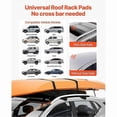 thumbnail image 3 of Inflatable Roof Rack Cushions, 37.6 Inch, 88LBS Capacity, Kayak Holder with Straps & Cords, Manual Air Pump Included_Perfect Gift, 3 of 5